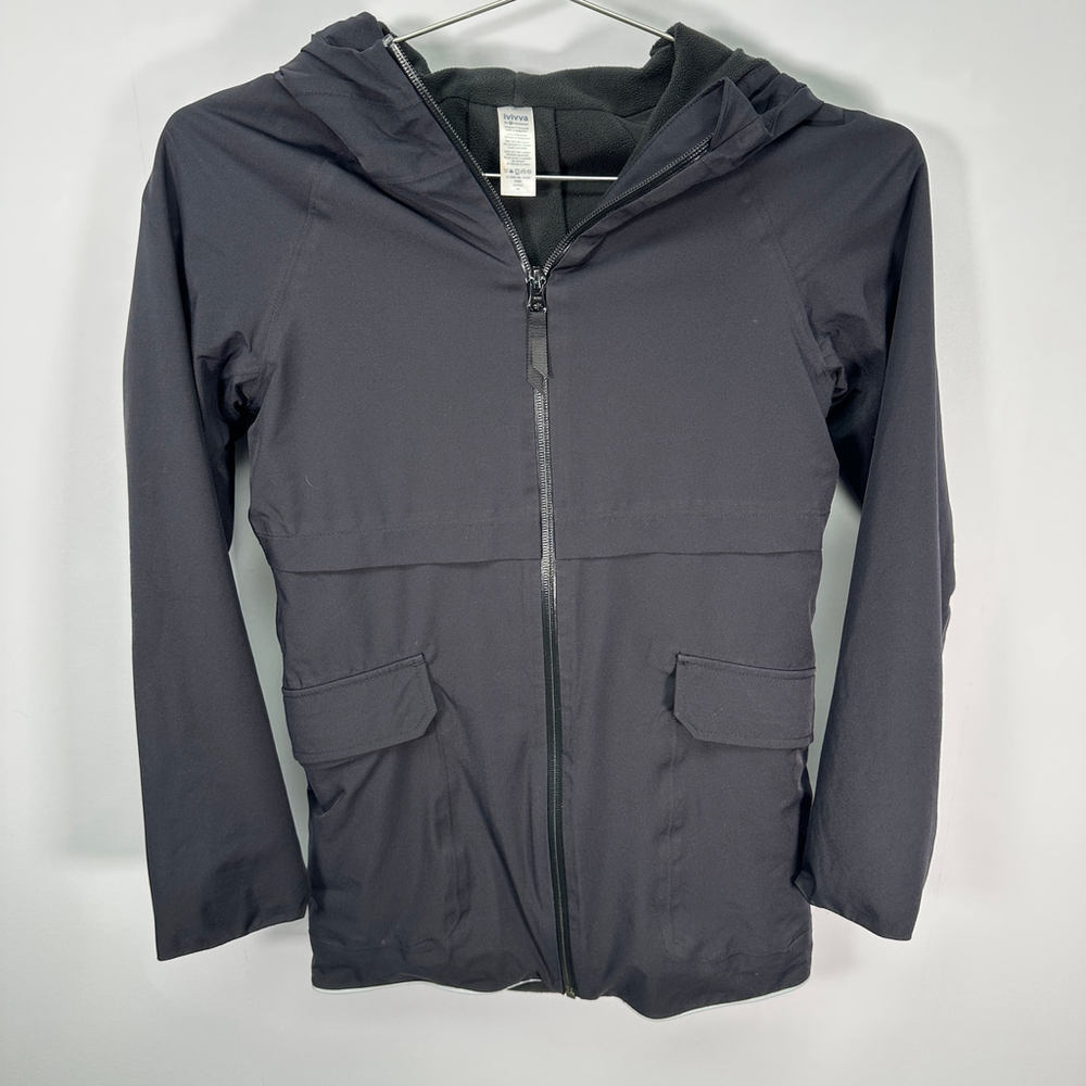 IVIVVA by Lululemon Fleece Lined Water‎ Repellant Jacket Youth 10